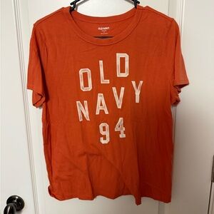 Old Navy Orange Crewneck T‑Shirt